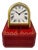 Romane 18k Gold Plated Travel and Desk Alarm Clock by Cartier, 1980s For Sale
