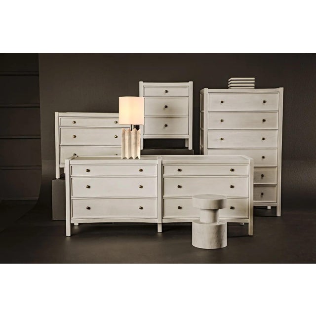 Hampton Night Stand 24", White Wash For Sale In Los Angeles - Image 6 of 6