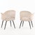 Mid-Century Modern Pair of Lounge Chairs in the Manner of Jules Leleu, C. 1960. For Sale - Image 3 of 4
