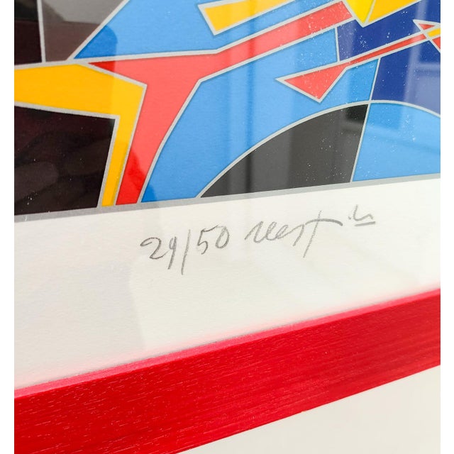 Ugo Nespolo, 500 Years of Leonardo Da Vinci, Polymaterial Silkscreen Print, 2019 For Sale - Image 7 of 9