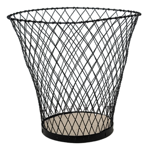 Vintage Wire Trash Can