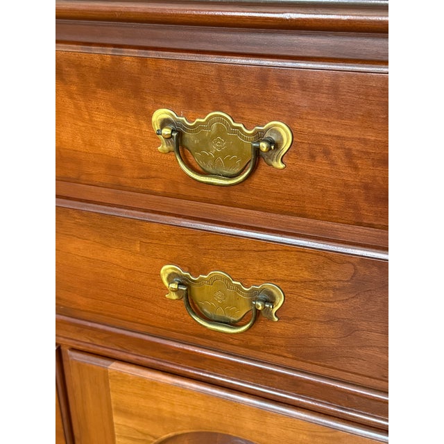 1970s Pennsylvania House Step Back Cupboard For Sale - Image 14 of 17