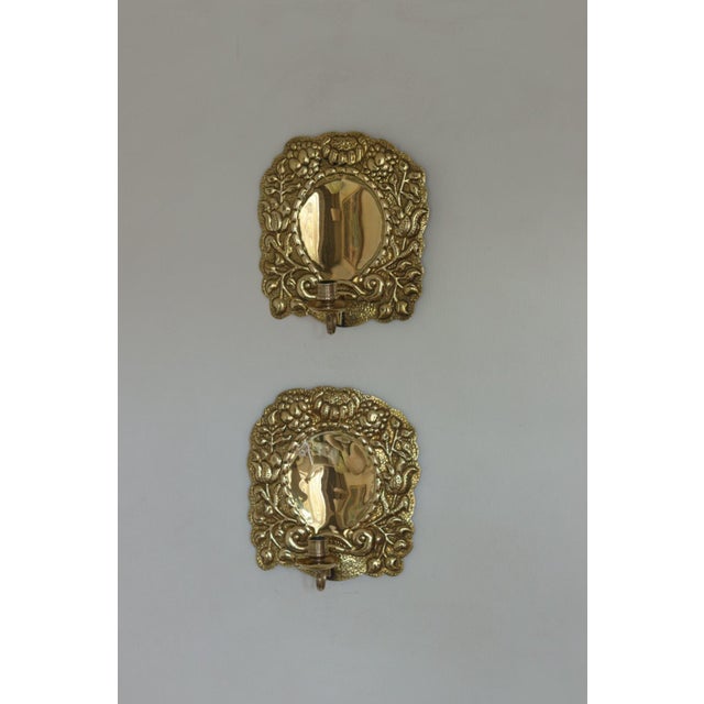 Mid-Century Modern Swedish Brass Sconces, Set of 2 For Sale - Image 11 of 18