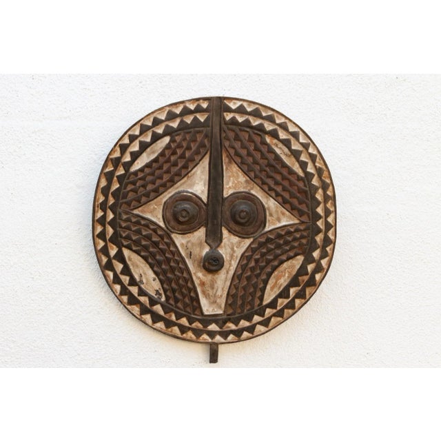Tribal Vintage Finely Carved Tribal Mask For Sale - Image 3 of 9