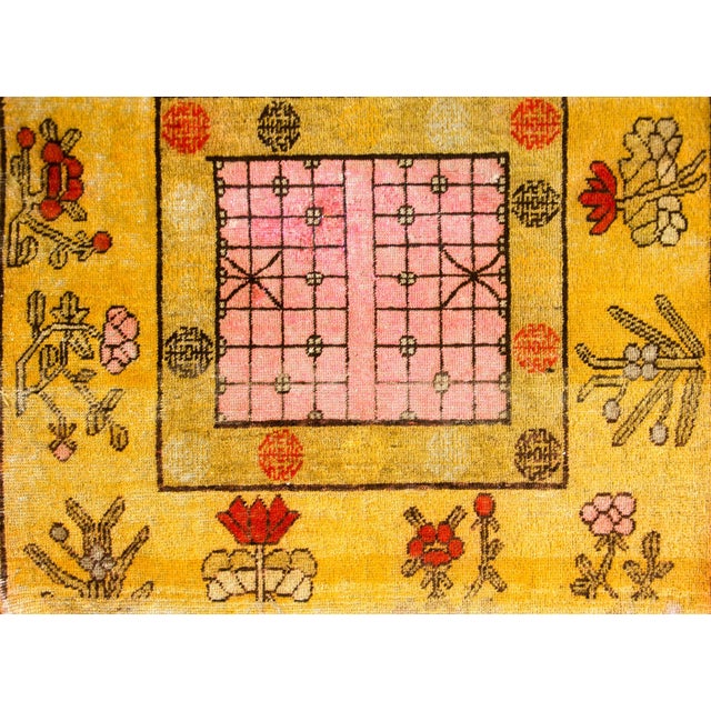 Early 20th Century Early 20th Century Central Asian Samarghand Rug For Sale - Image 5 of 14