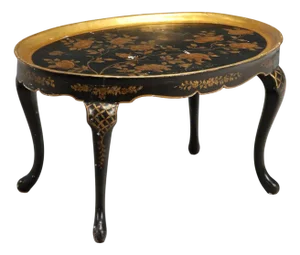 Lacquered Gilt Wood Coffee Table