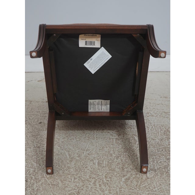 Set of 8 Henredon Mahogany Regency Dining Chairs For Sale - Image 16 of 18