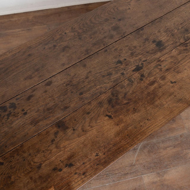 Wood 20th Century French Oak Coffee Table For Sale - Image 7 of 14