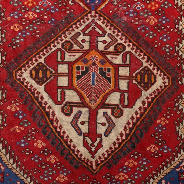 Middle Eastern Shiraz Rug For Sale - Image 4 of 8