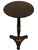 A 19th-C. Continental European candle stand with original grain painted and ebonized finish, with exceptional turned...