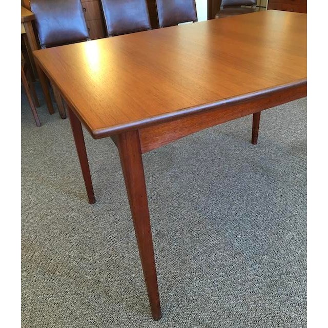 Mid-Century Modern Mid Century Modern Extending Teak Dining Table c.1960 For Sale - Image 3 of 11