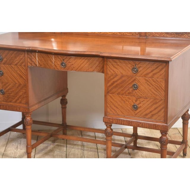 Satinwood Inlaid Dressing Table, 1890s For Sale - Image 5 of 11