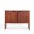 Jens Risom Mid Century Walnut and Marble Top Credenza This credenza measures: 44.25 wide x 19 deep x 34.75 inches high...