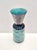 Bitossi Postmodern Blue and Teal Ceramic Vase in the style of Bitossi, 1960s For Sale - Image 4 of 14