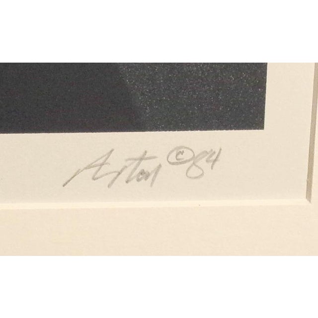 1980s 1980s John Axton "Hacienda Dream" Signed Numbered Lithograph, Southwestern, Matted For Sale - Image 5 of 5