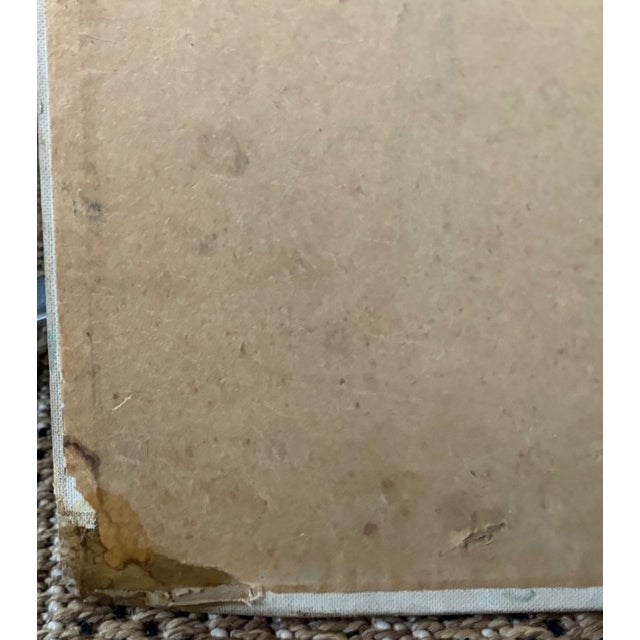 Mid Century European Painting - Sun Over a City For Sale - Image 9 of 9