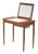 Danish Modern Teak Vanity Table with Mirror, 1960s For Sale