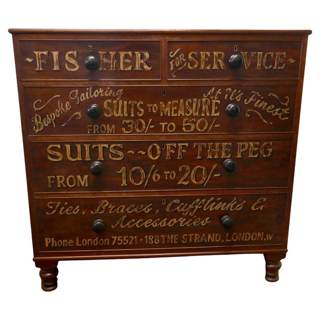 Victorian Chest of Drawers in Mahogany, 1870 For Sale - Image 10 of 10