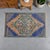 Mid-Century Modern 1970s Hand Knotted Small Oushak Rug Mini Rug Mat - 1'9" X 2'11" For Sale - Image 3 of 14