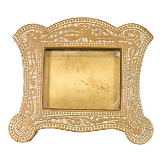 Marshall Field & Co. Antique Viking Bronze Picture Frame or Calendar Frame, Circa 1910 For Sale