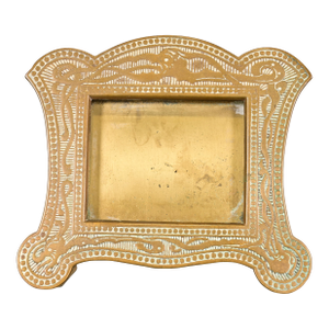Marshall Field & Co. Antique Viking Bronze Picture Frame or Calendar Frame, Circa 1910