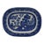 Mid 20th Century Ridgway Blue Willow Platter For Sale