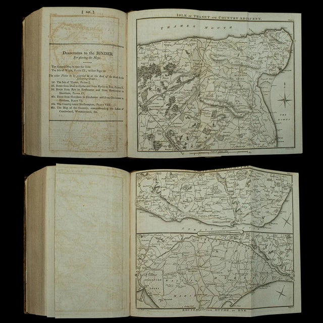 1810s Georgian Antique Paterson's Guide to Britain, English, Maps, Georgian, Published 1811 For Sale - Image 10 of 12