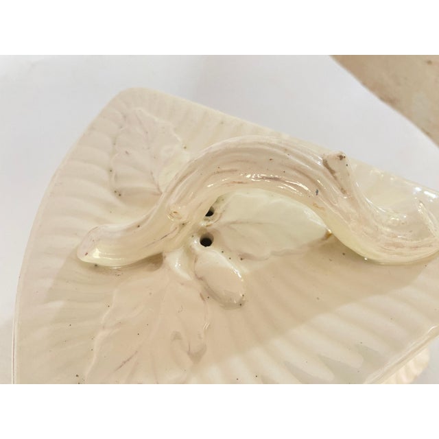 Cheese Tray in Ceramic in White Color, France, 1970s For Sale - Image 10 of 14