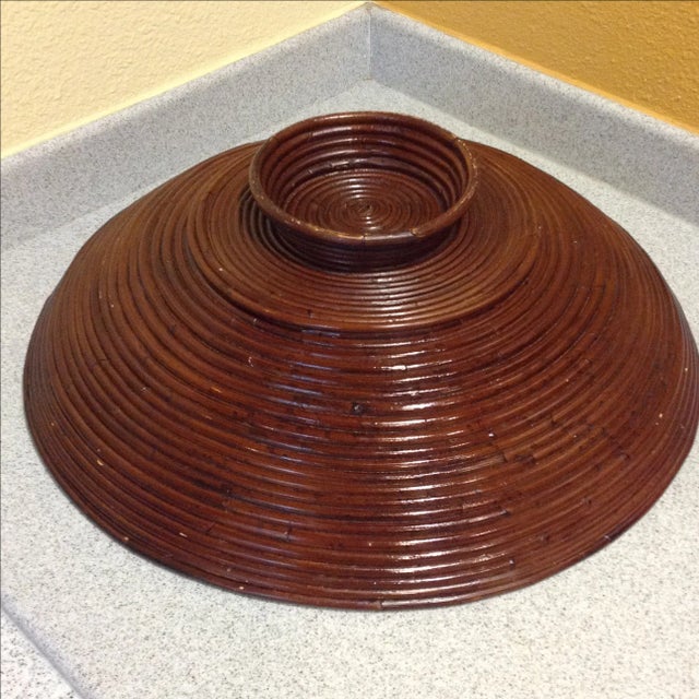 Gabriela Crespi Style Pencil Bamboo Bowl For Sale - Image 4 of 4