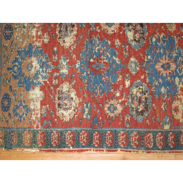 Early 20th Century Antique Caucasian Soumac Rug For Sale - Image 5 of 6