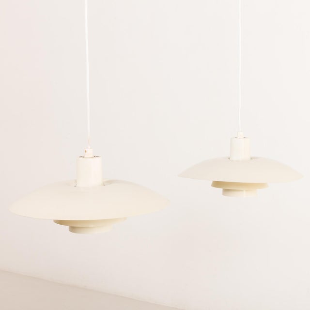 1970s Vintage PH 4/3 Pendant Lamps by Poul Henningsen for Louis Poulsen, Denmark, 1970s, Set of 2 For Sale - Image 5 of 11