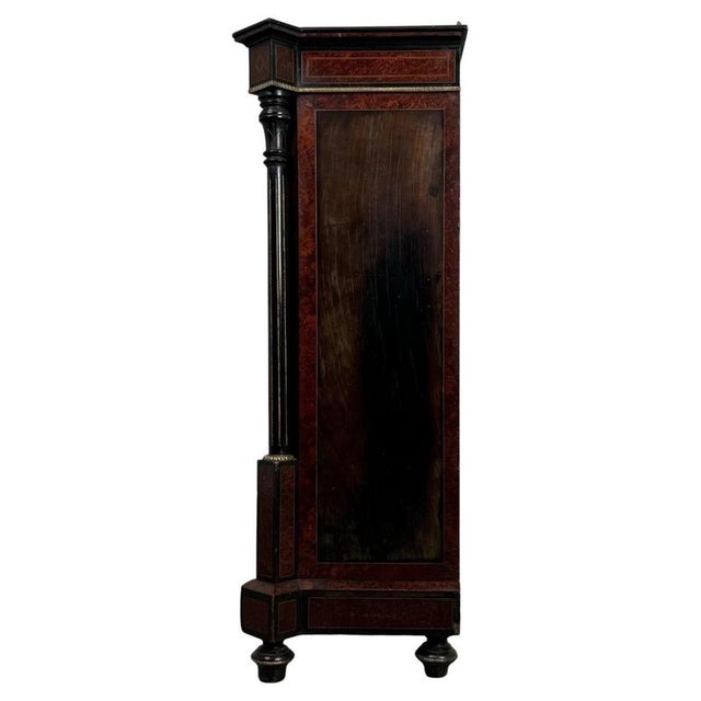 2000 - 2009 19th Century Antique Victorian Ebonised Pier Cabinet For Sale - Image 5 of 11