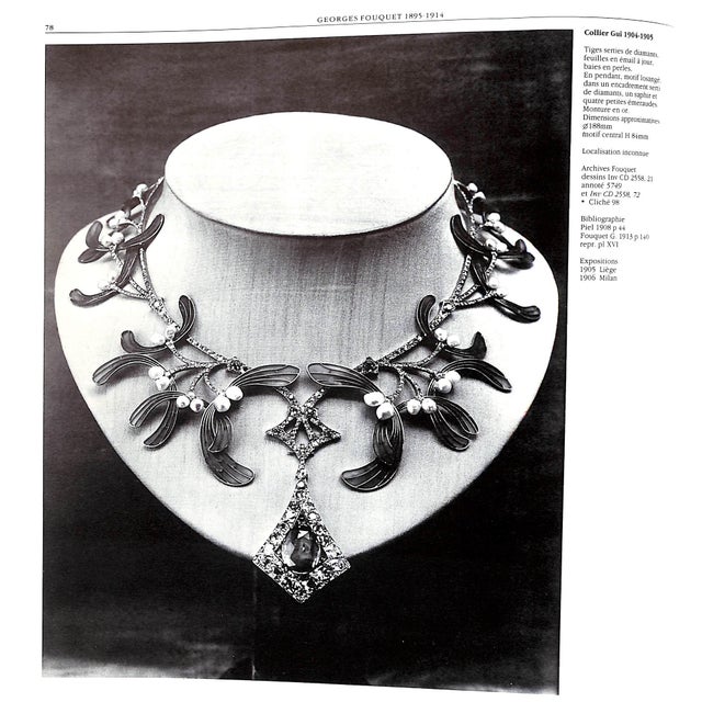 "Les Fouquet: Bijoutiers Joailliers a Paris 1860-1960" 1984 Gary, Marie-Noel De Et Evelyne Posseme For Sale - Image 10 of 11