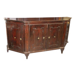 Period French 1790s era Directoire Mahogany Sideboard Buffet For Sale