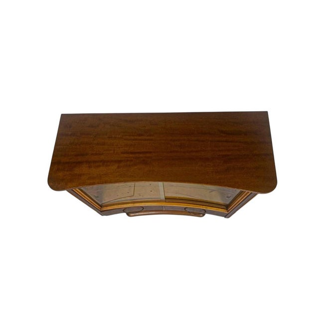 Art Deco Curved Sideboard with Sliding Glass Doors, 1940s For Sale - Image 9 of 13