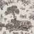 Contemporary SAMPLE - Schumacher Western Toile Fabric In Carbon For Sale - Image 3 of 7
