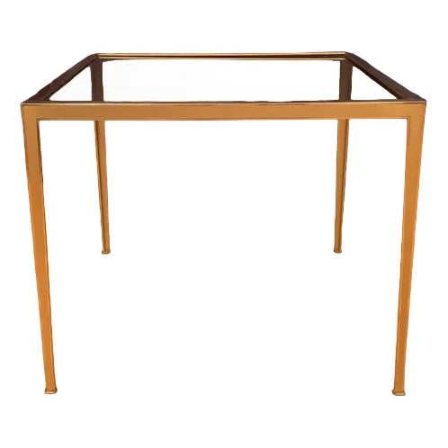 Golden Square Coffee table from Vereinigte Werkstätten, 1960s For Sale