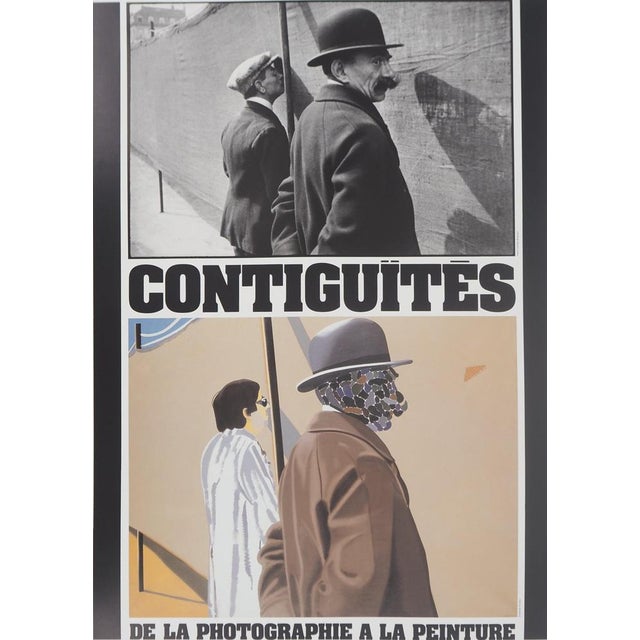 Eduardo ARROYO (1937-2018) Contiguities Original color poster On poster paper, 43 x 71 cm (approx. 17 x 28 inches) Printed...