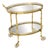 Vintage French Brass Drinks Trolley, 1960 For Sale