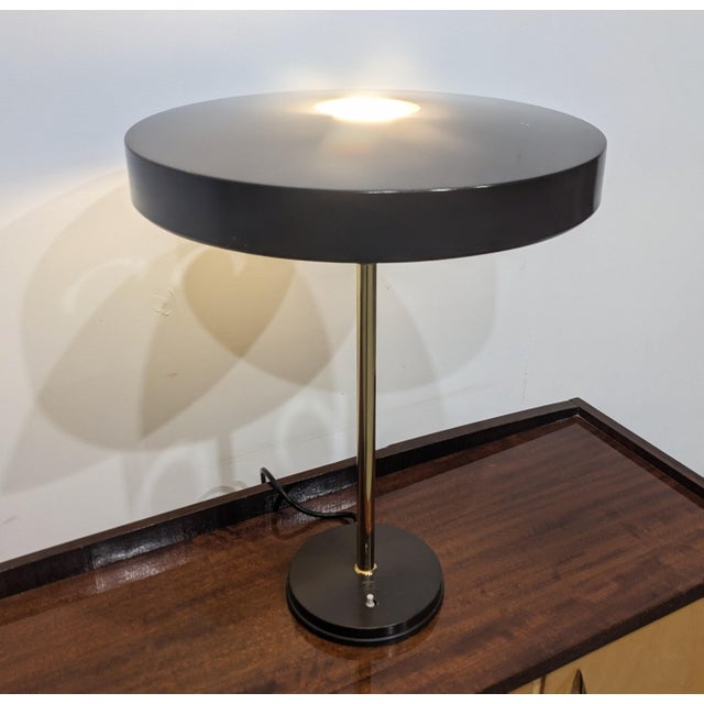 Metal Vintage Table Lamp by Louis Kalf, 1950s For Sale - Image 7 of 7