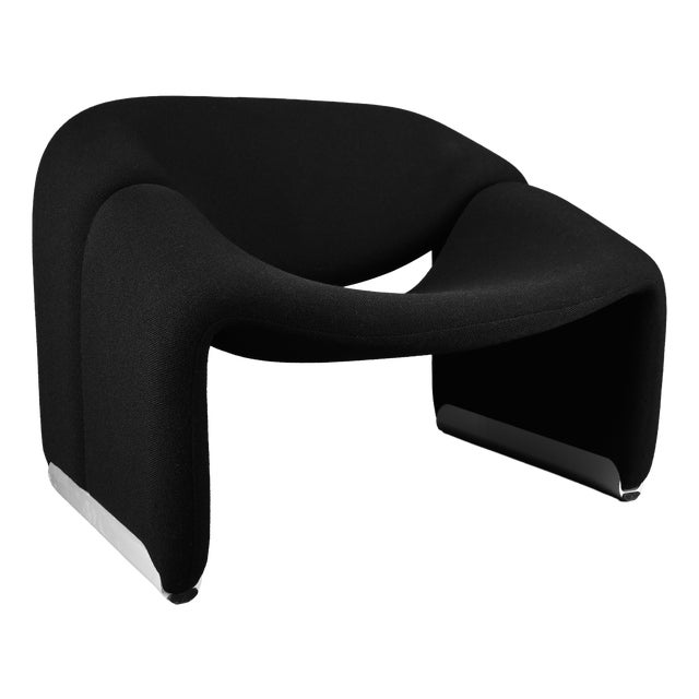 Mid-Century Modern Sculptural F598 Groovy M Easy Chair by Pierre Paulin for Artifort, Netherlands, 1972 For Sale