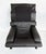 1980s Giovanni Offredi Saporiti Italia Onda Wave Chair, Black Leather, Chrome For Sale - Image 11 of 16