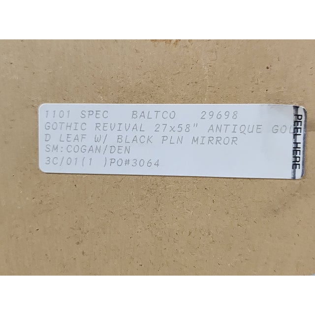 Carver's Guild Gothic Revival Giltwood Mirror For Sale - Image 11 of 12