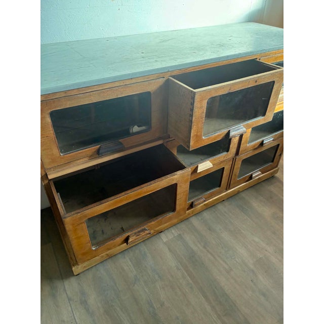 Brown Vintage Storage Unit with Drawers, 1990s For Sale - Image 8 of 10
