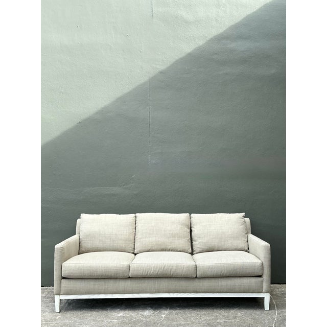 Contemporary Vintage Coley Home Three Seat Sofa For Sale - Image 3 of 12