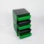 1970s Chest of Drawers in Black and Green by Simon Fussell for Kartell, Italy, 1970s For Sale - Image 5 of 12