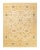Ivory Eclectic, One-of-a-Kind Hand-Knotted Area Rug in Ivory, 8' 1" x 10' 8" For Sale - Image 8 of 8