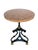 Traditional Pair of Iron and Brass Drink Tables With Polished Rojo Marble Tops For Sale - Image 3 of 16