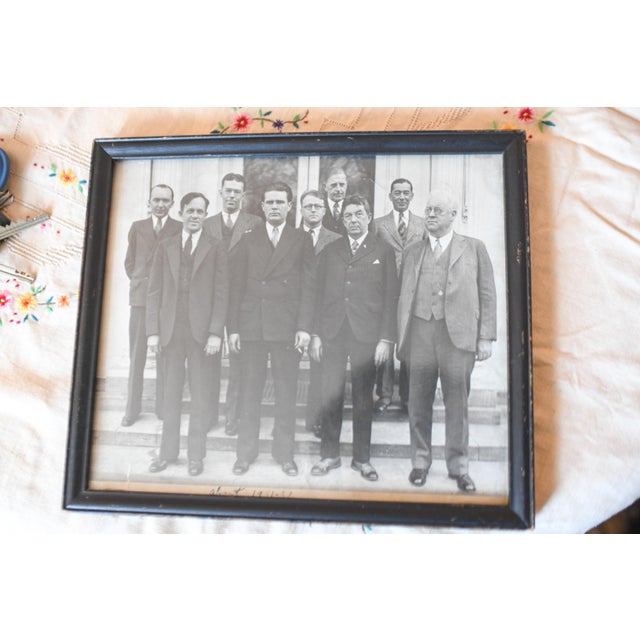 American 1931 White House Correspondents Reporters Photograph Newsroom Wall Art For Sale - Image 3 of 6