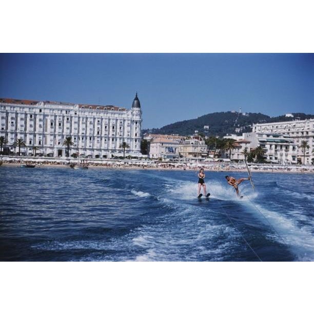 Slim Aarons Cannes Watersports Slim Aarons C Print For Sale - Image 4 of 4